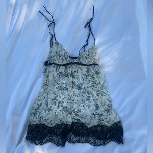 Vintage floral slip dress